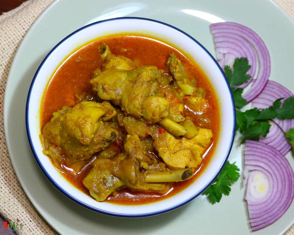 Bengali Murgir Mangshor jhol or Chicken curry