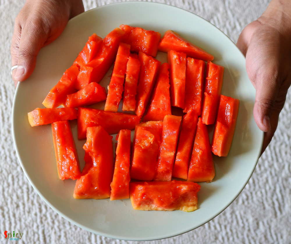 Paka pepe or Riped Papaya
