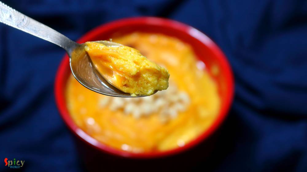 Bhapa Aam Doi / Baked Mango Yogurt