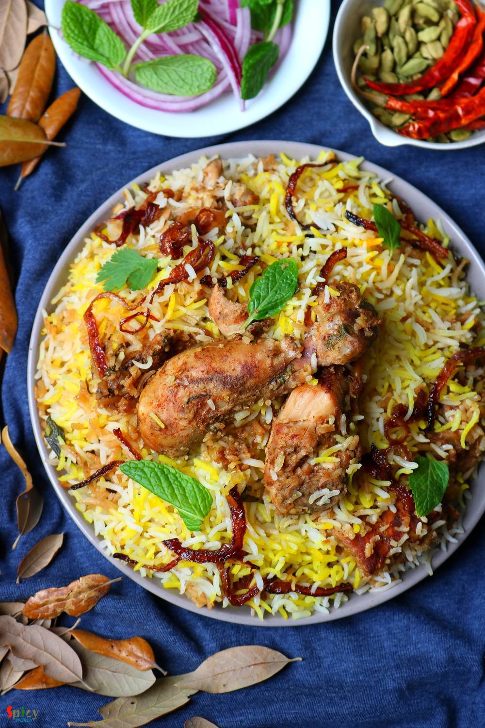 Cooking Step: Chicken Dum Biriyani (Hyderabadi style) Cooking Step: Chicken Dum Biriyani (Hyderabadi style)