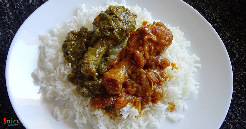 Cooking Step: Chicken do Rangeela / Double colored Chicken Cooking Step: Chicken do Rangeela / Double colored Chicken