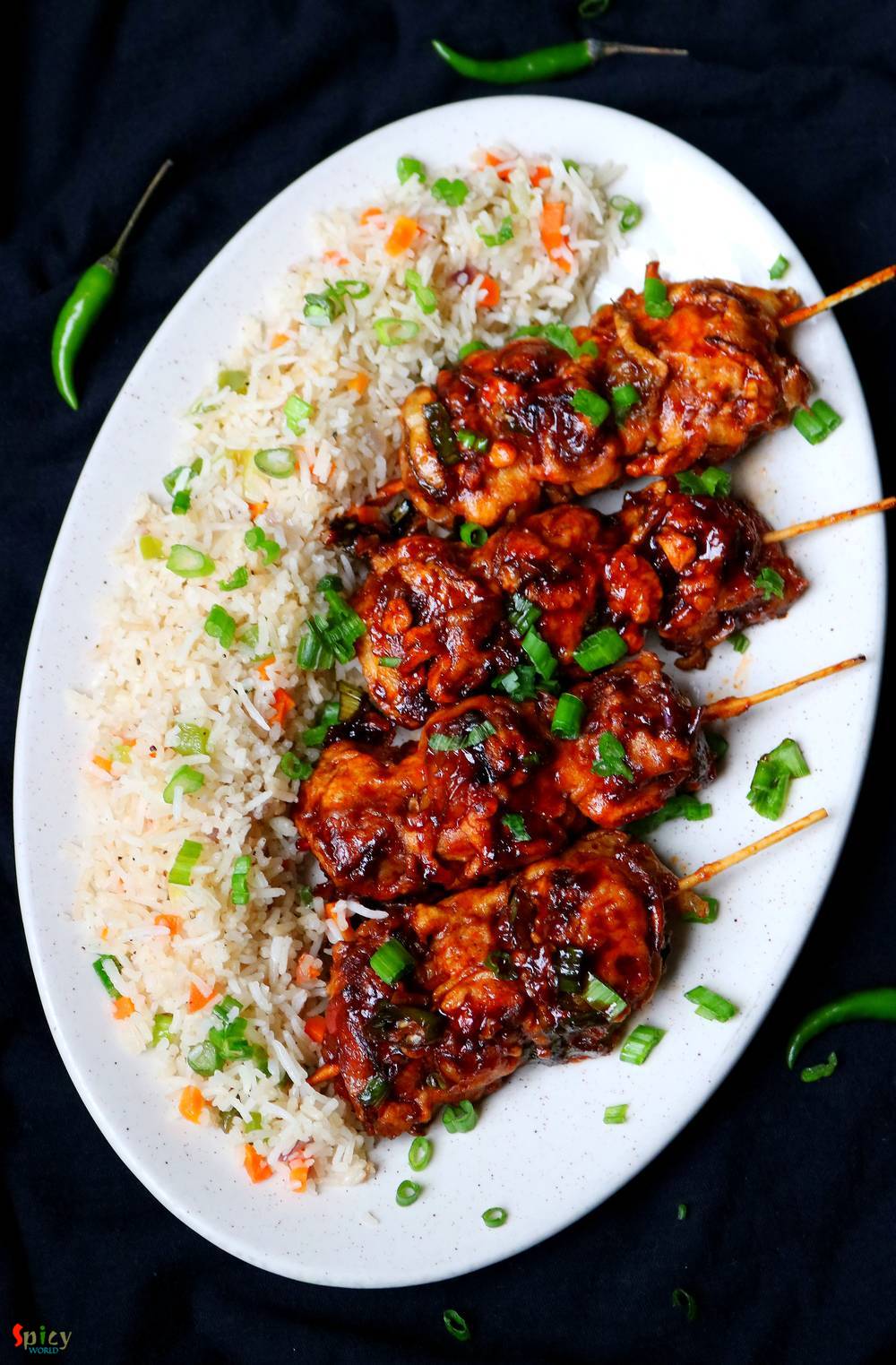 Cooking Step: Chicken Satay - indo chinese style / Chicken Sathe Cooking Step: Chicken Satay - indo chinese style / Chicken Sathe