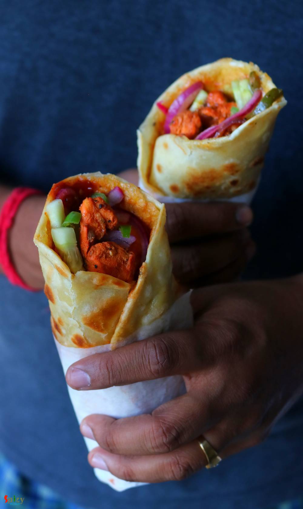 Chicken Roll (Kolkata Street Style)