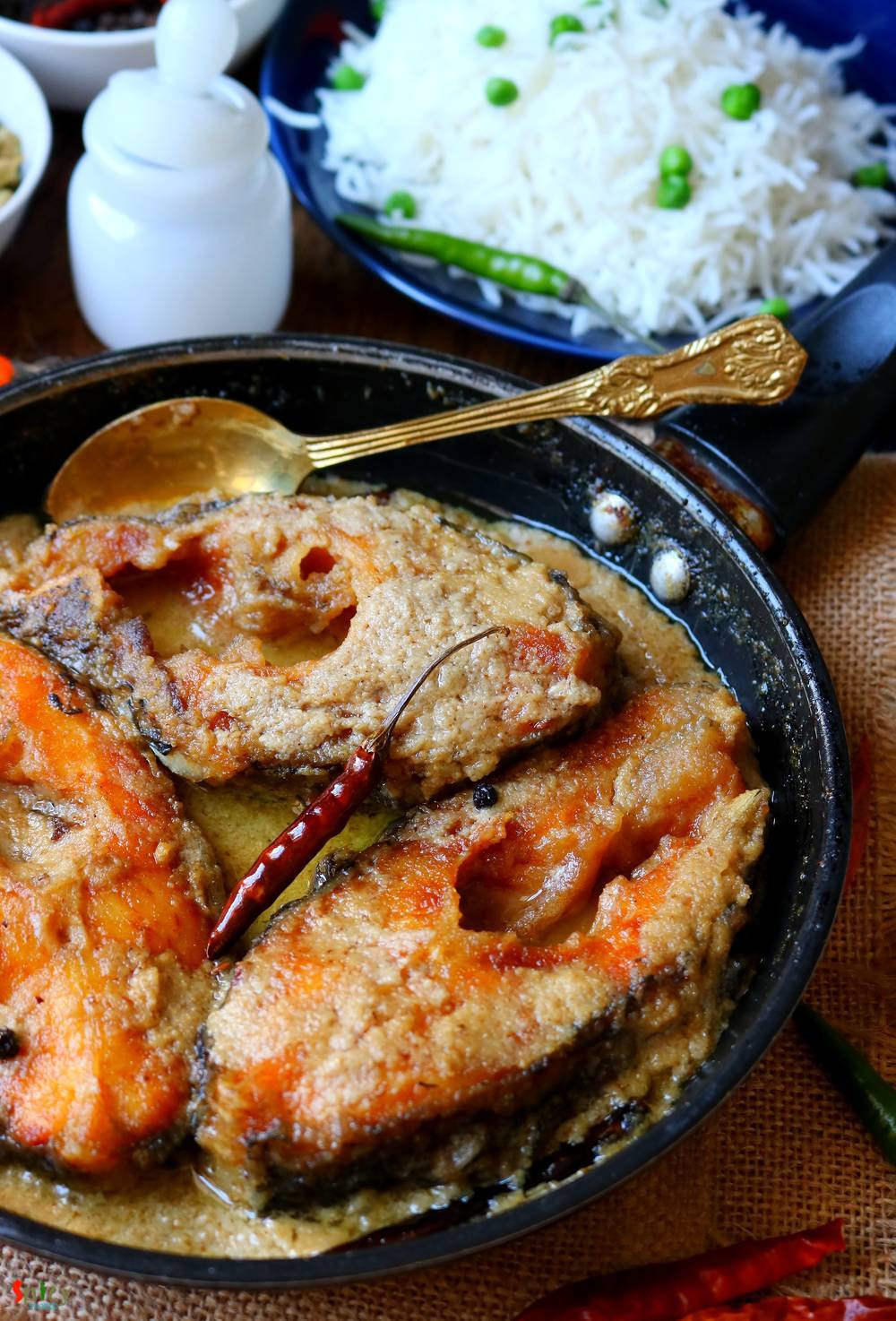 Cooking Step: Fish Rezala Cooking Step: Fish Rezala