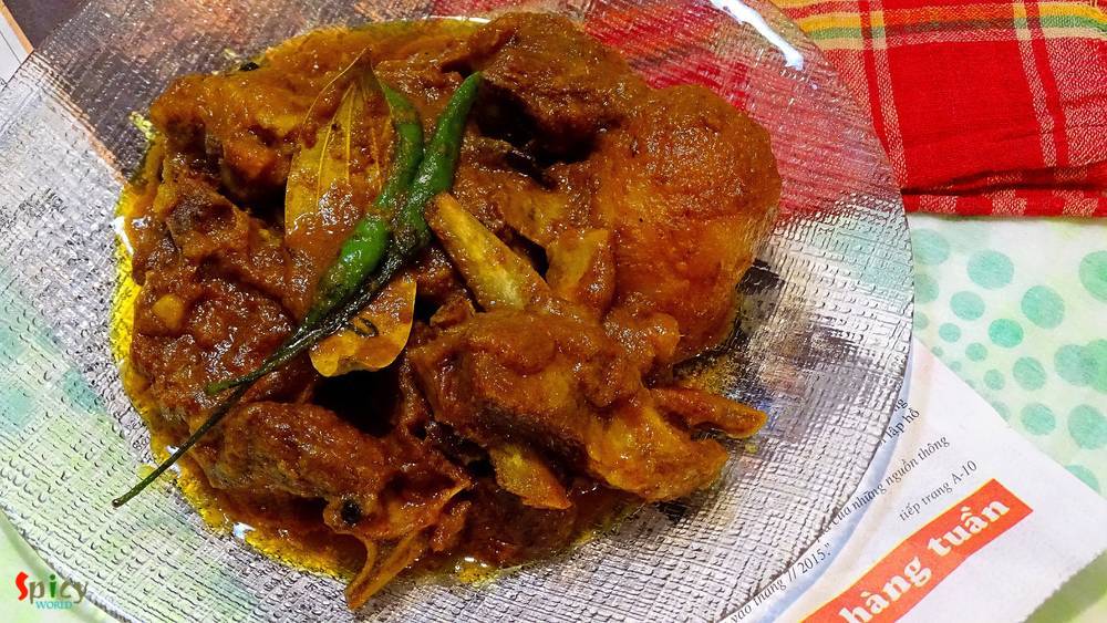 Mutton Curry (Tagore family's recipe) / Kosha Mangsho (Thakurbari style)