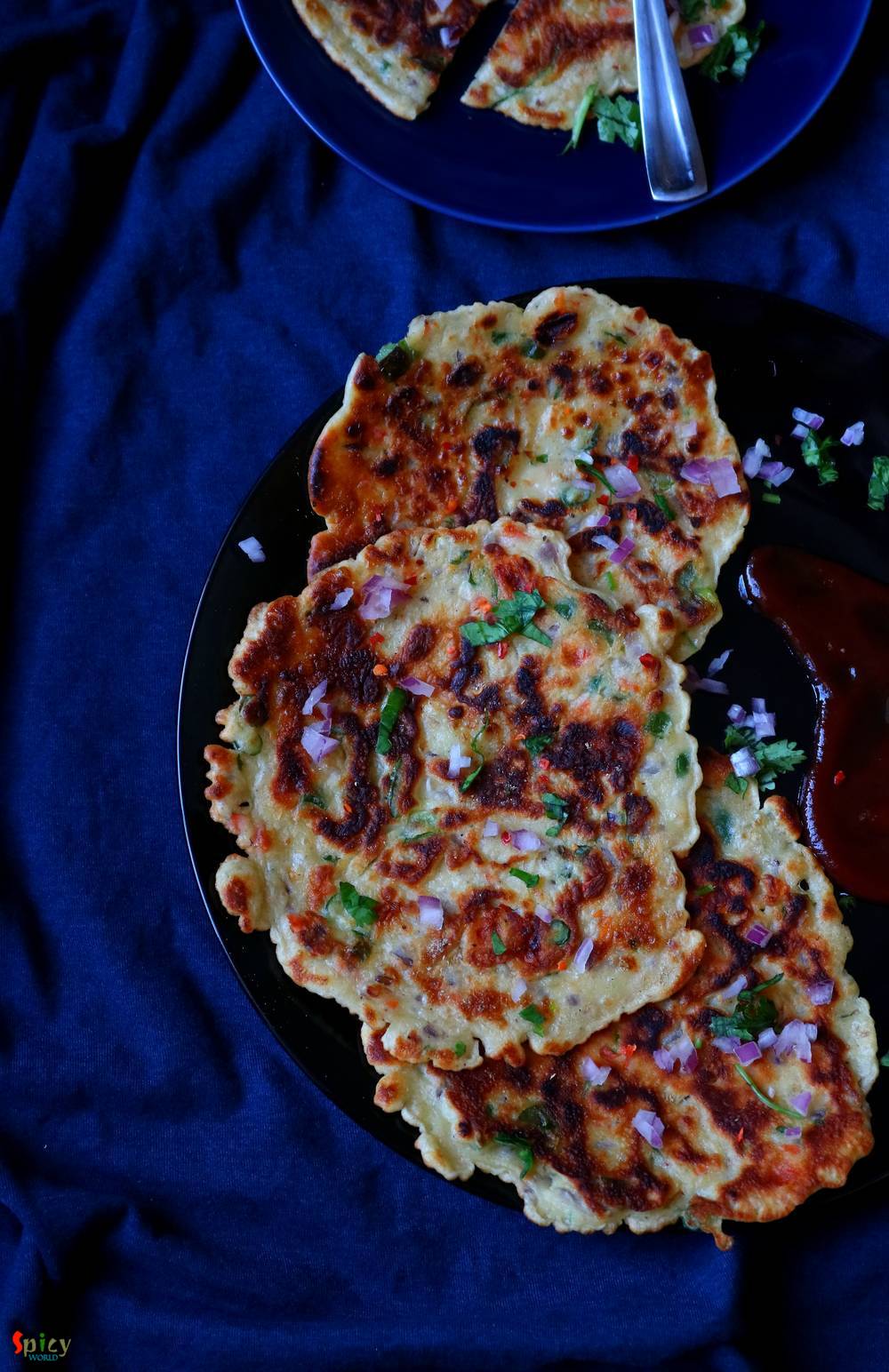 Indian Savory Pancake - Spicy World Simple and Easy Recipes by Arpita