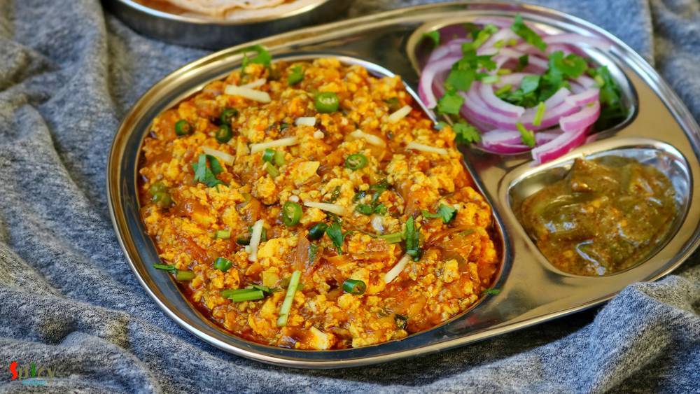 Paneer Bhurji Gravy / Crumbled Cottage Cheese Curry