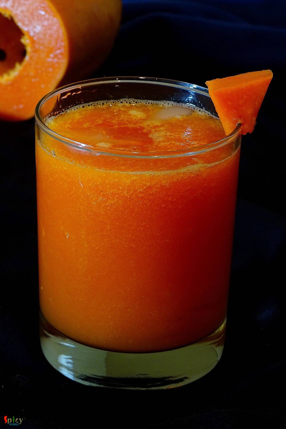 Papaya Smoothie - Spicy World Simple and Easy Recipes by Arpita