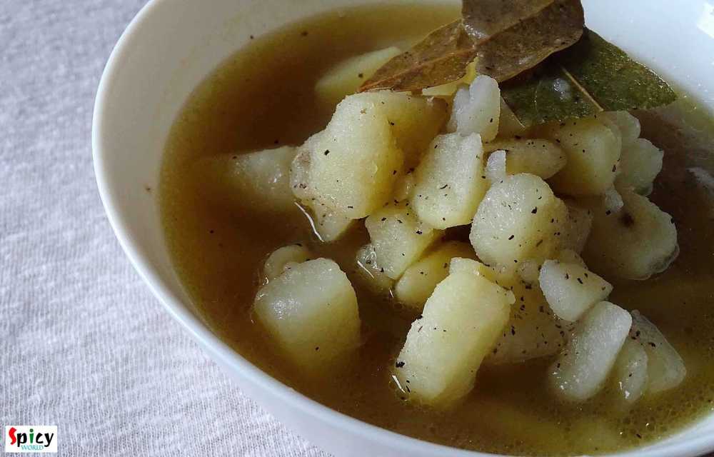 Potato Stew / Aloo Moricher torkari