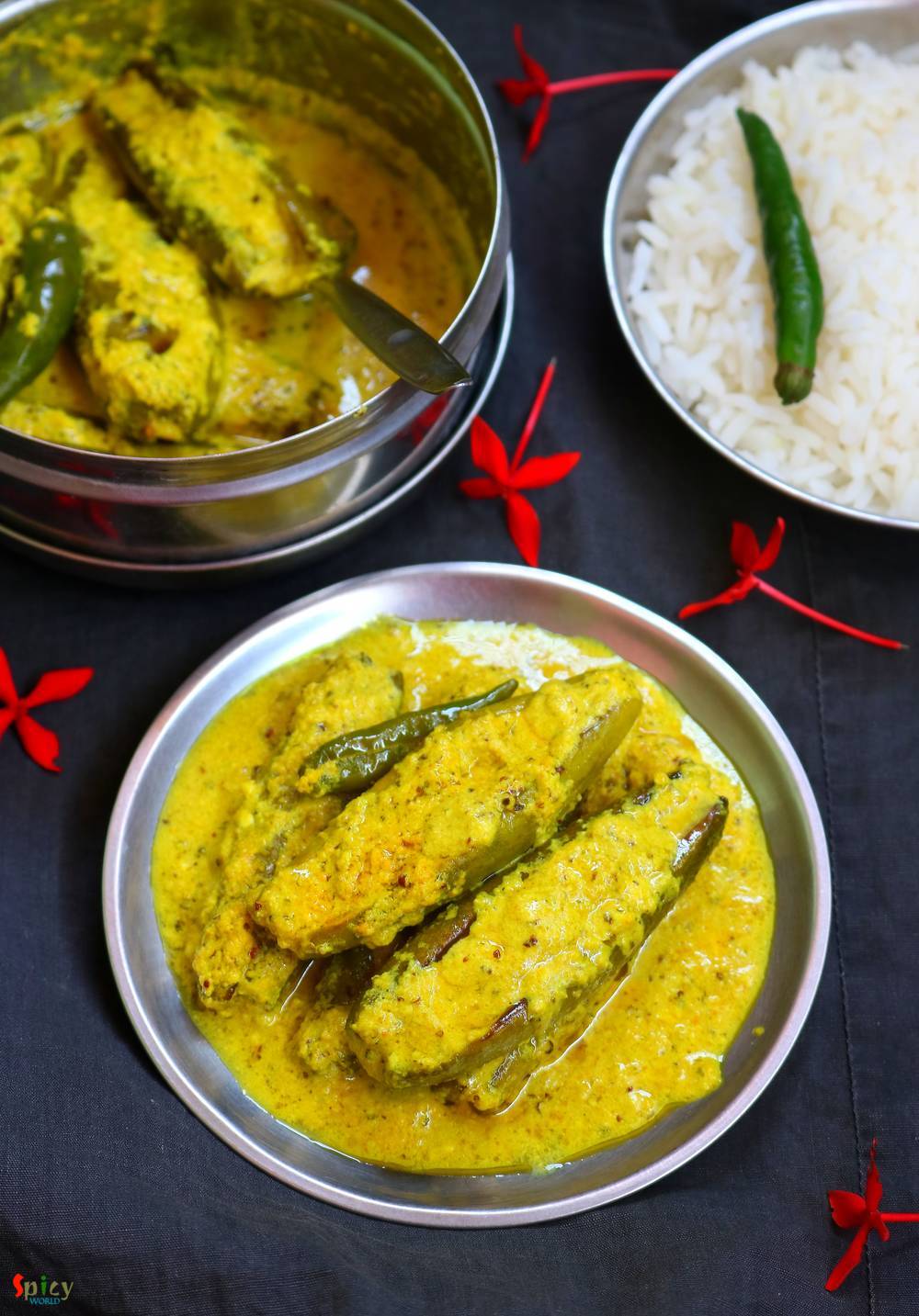 Cooking Step: Potol Bhapa / Steamed Pointed Gourd