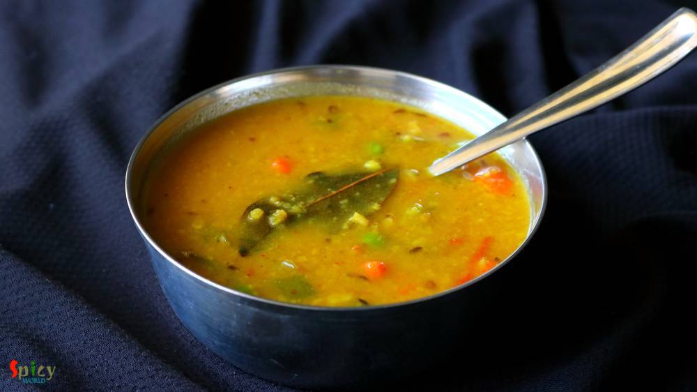 How to make Sobji Daal / or Lentils with Vegetables