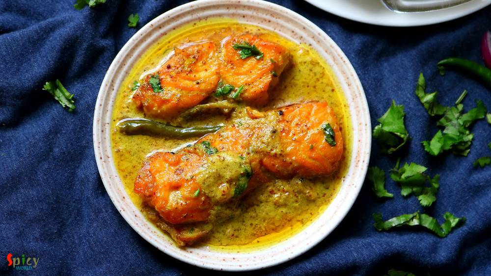 Somedutta's Sorshe Salmon / Salmon in Mustard sauce