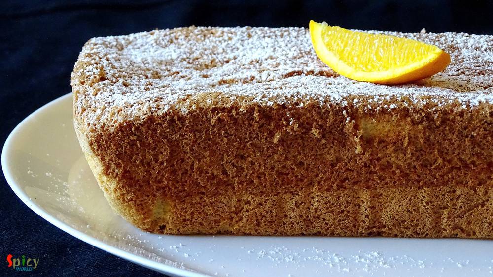 Vanilla Sponge Cake (No Fat)
